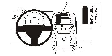 Citroen C1 06-14, Zentriert
