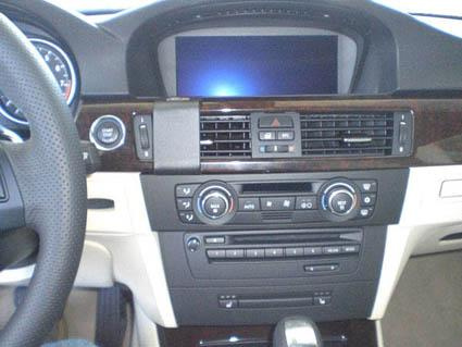BMW 316-330/E90/E91/E92/E93 05-12, Zentriert, Holzpaneel, OEM Nav.