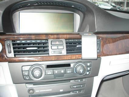 BMW 316-330/E90/E91/E92/E93 05-12, Winklig, Holzpaneel, OEM Nav.