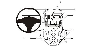 Toyota Yaris 06-11, Zentriert