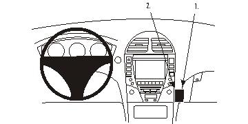 Lexus ES Serie 06-12, Angled