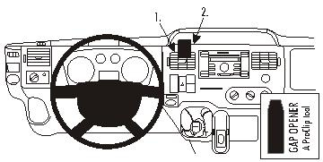 Ford Transit 07-13, Zentriert