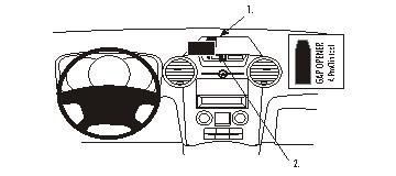ProClip Monteringsbygel Kia Carens 07-13, Zentriert