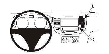 Kia Rio 06-11, Angled
