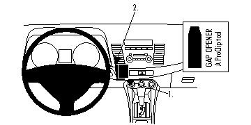 Mitsubishi Lancer 08-15, Zentriert