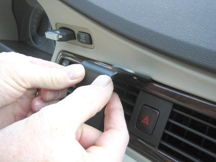 Volvo S80/V70/CX70 08-11, Center, Holzpaneel