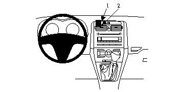 Toyota Corolla 08-11, Zentriert