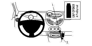 Renault Twingo 08-12, Zentriert