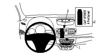 Renault Mégane 09-15, Zentriert
