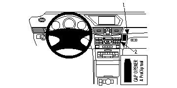 Brodit ProClip, Mercedes Benz E-Klasse, Limousine/Kombi 09-13