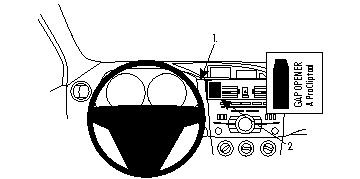 Mazda 3 10-13, zentriert