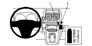 ProClip Monteringsbygel Lexus HS Serie 10-13, Gewinkelt
