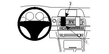 BMW 5 F10, F11 10-15, Mitte