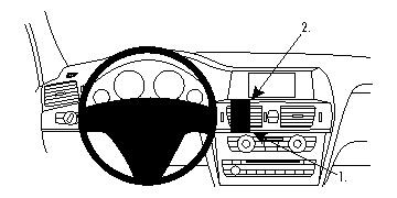 BMW X3 11-14, zentriert