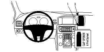 Volvo S60 11-15, angewinkelt, hoch