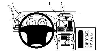 Volvo XC60 09-15, zentriert, hoch, rechts