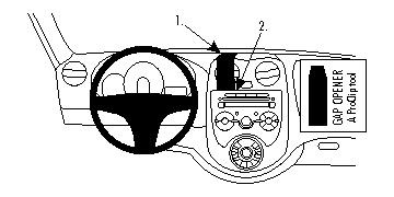 Nissan Micra 11-14, zentriert