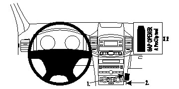 Chevrolet Captiva 12-14, Abgewinkelt