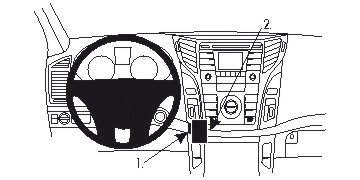 Hyundai i40 12-15, Zentriert
