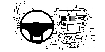 Toyota Prius + 12-15, Zentriert