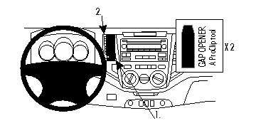 Toyota HiLux 12-15, Zentriert