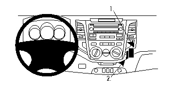 Toyota HiLux 12-15, Abgewinkelt