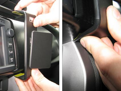 ProClip-Montagehalterung Subaru BRZ 12-15, gewinkelt, hoch