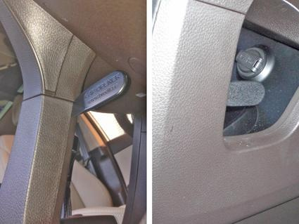 Hyundai Santa Fe 13-15, gewinkelt