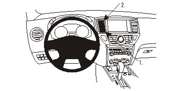 Nissan Pathfinder 13-15, zentriert