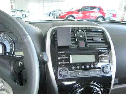 ProClip-Montagehalterung Nissan Micra 14-15, zentriert