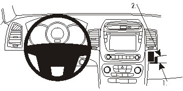 Kia Sorento 13-14, gewinkelt