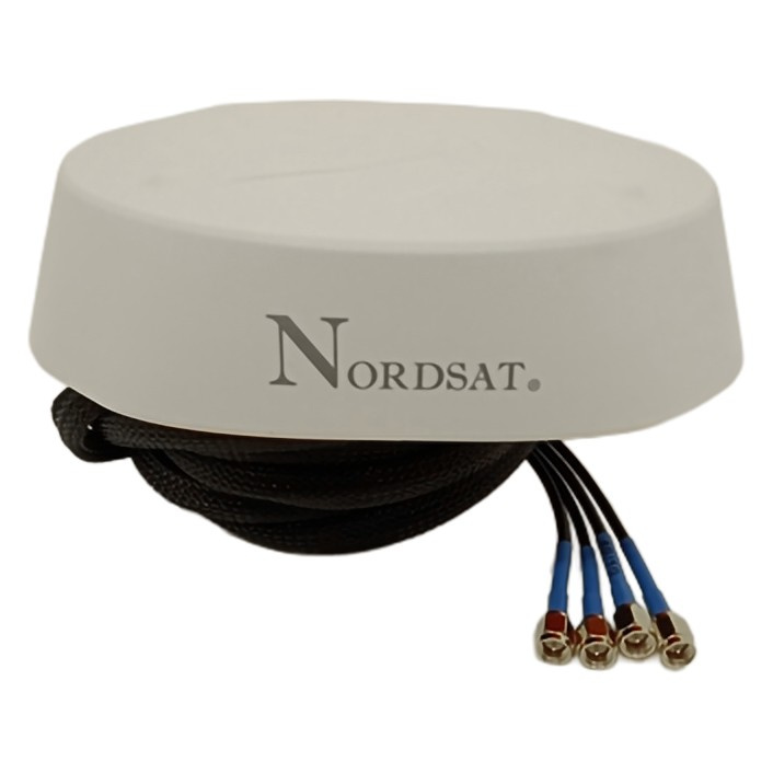 Nordsat 2G/3G/4G/5G Omniantenne, rundstrahlende 4x4 MIMO-Antenne