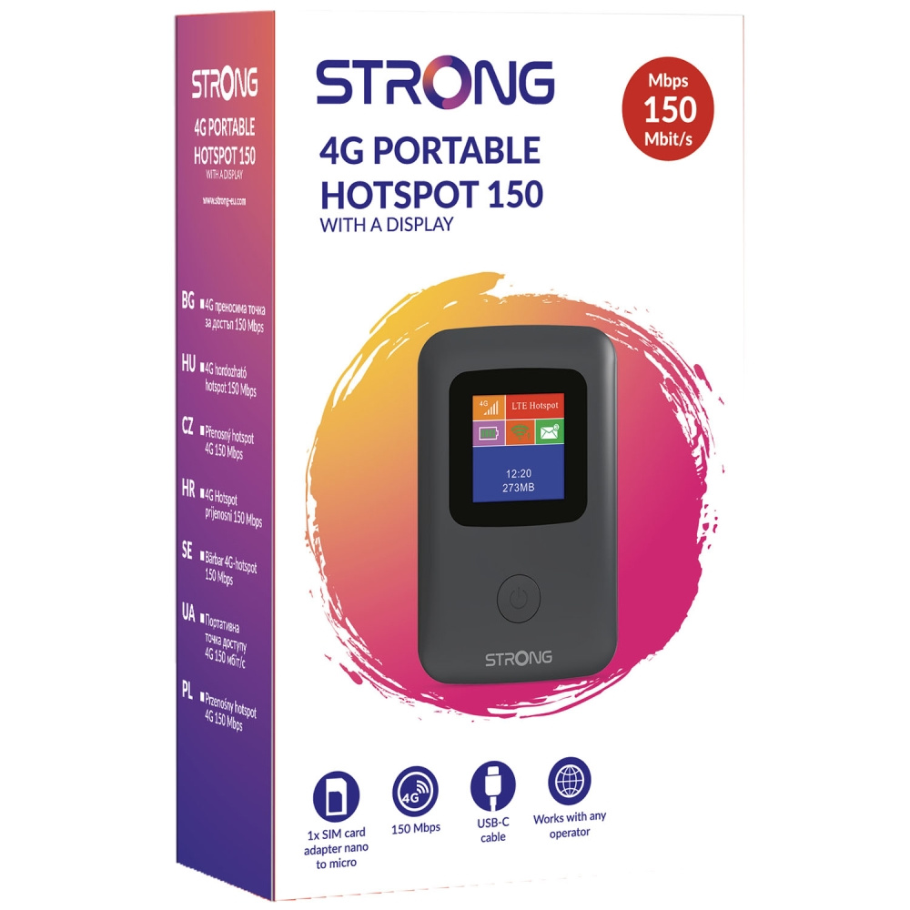 Strong 4GMIFI150CD, 4G-Hotspot mit Display