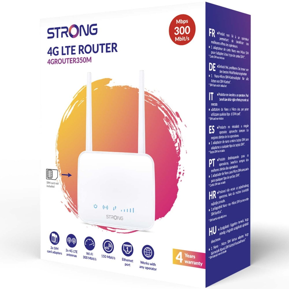Strong 4GROUTER350M, kompakter 4G-LTE-Router