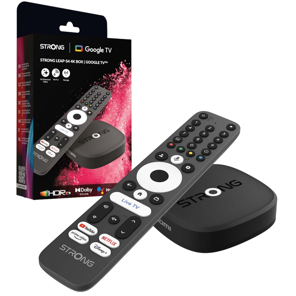 Strong LEAP-S4, 4K-Streamingbox mit Google TV