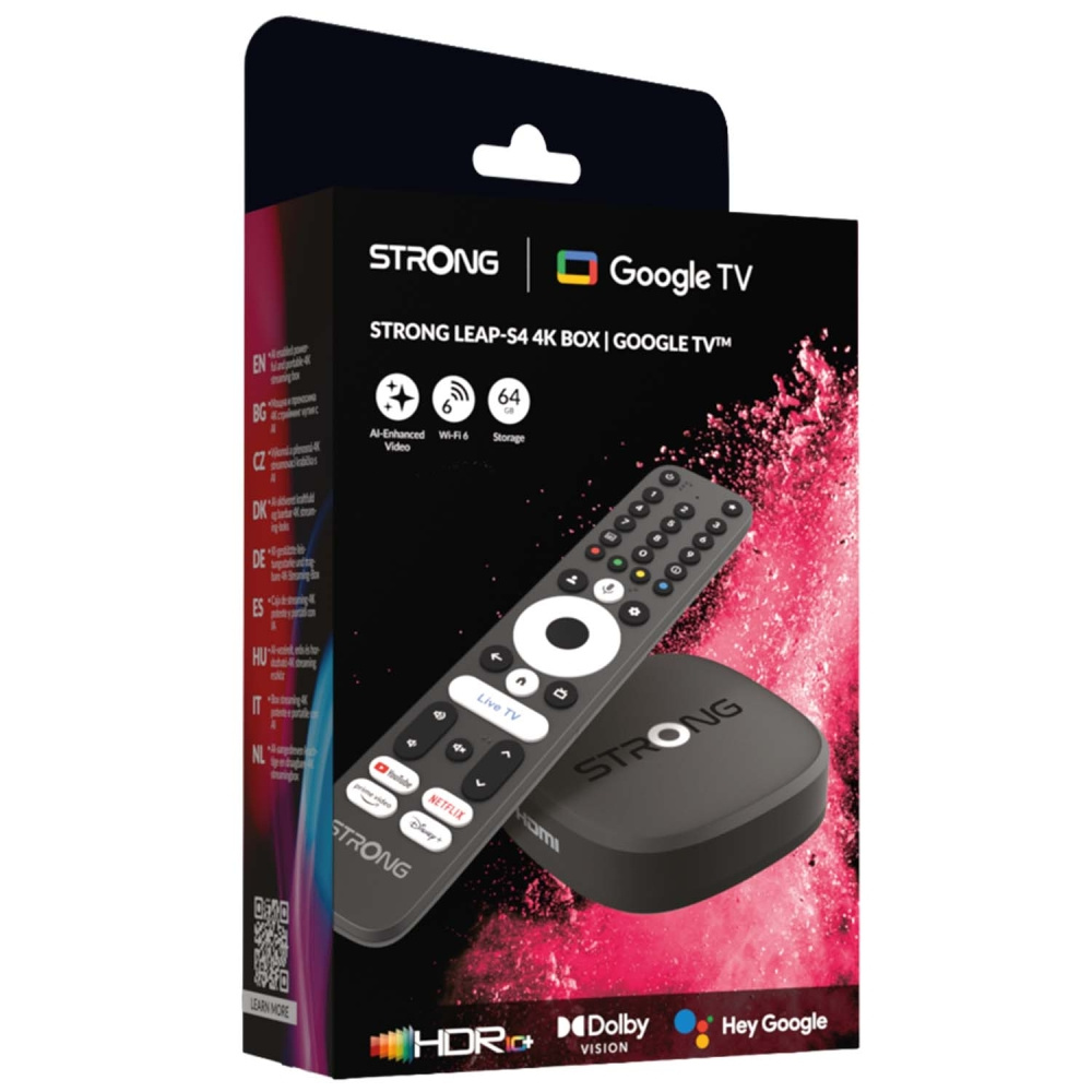 Strong LEAP-S4, 4K-Streamingbox mit Google TV