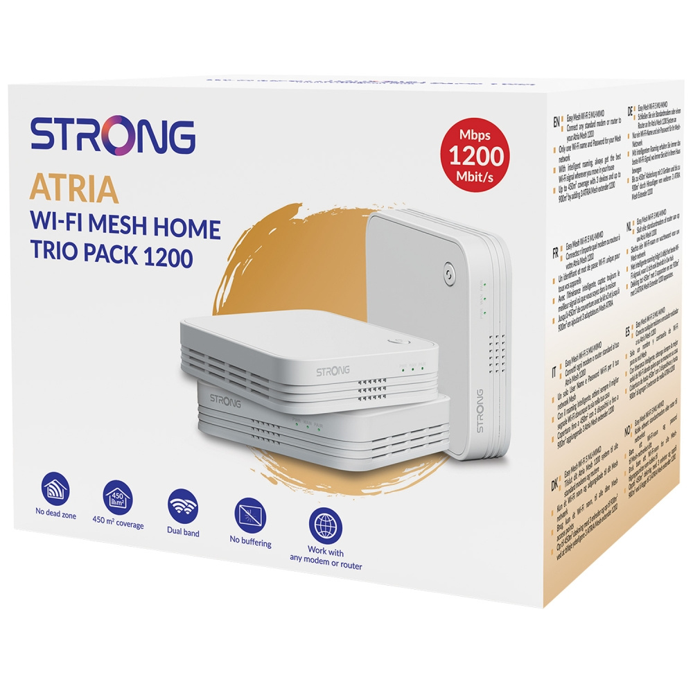 Strong MESH1200-3, Wi-Fi-Mesh-System mit 3 Einheiten