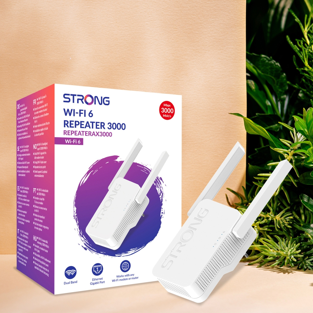 Strong REPEATERAX3000, Wi-Fi-6-Repeater und Access Point