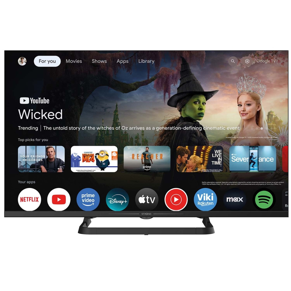 Strong SRT32HI4723C, 32-Zoll-HD-TV mit Google TV und 12 V