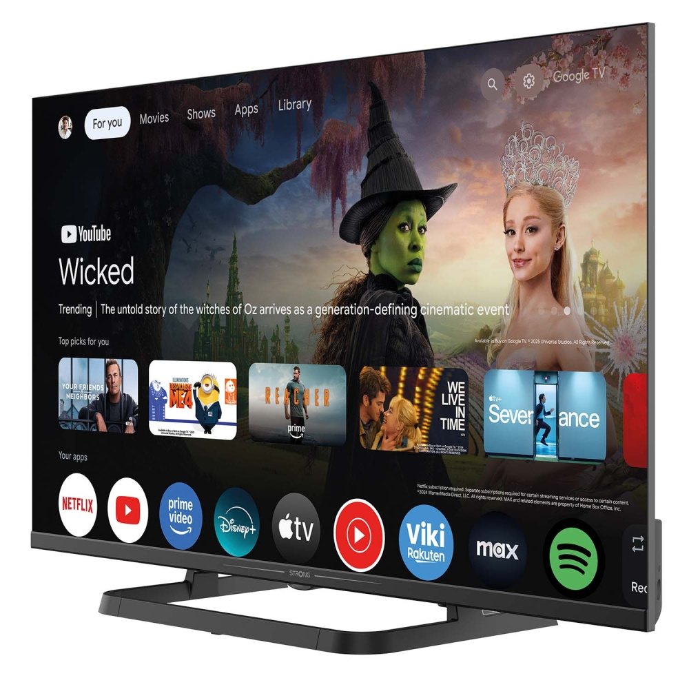 Strong SRT32HI4723C, 32-Zoll-HD-TV mit Google TV und 12 V