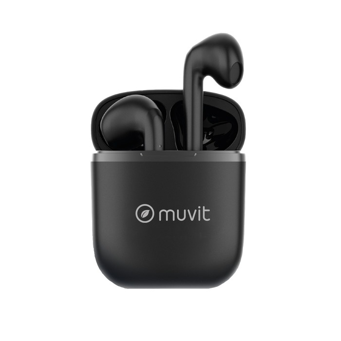 Muvit Pure kabellose In-Ear-Kopfhörer, schwarz
