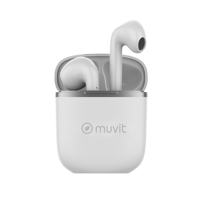 Muvit Pure kabellose In-Ear-Kopfhörer, weiß