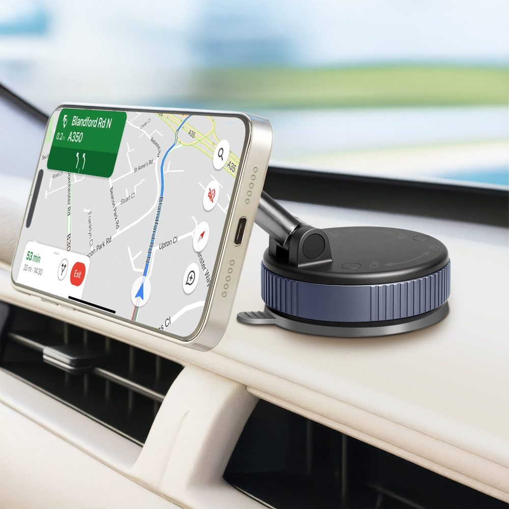 LogiLink AA0198, magnetische Telefonhalterung mit Vakuumsaughalter