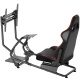 LogiLink Racing Cockpit, Rennsitz mit Monitorhalterung 32-50 LogiLink Racing Cockpit, Rennsitz mit Monitorhalterung 32-50