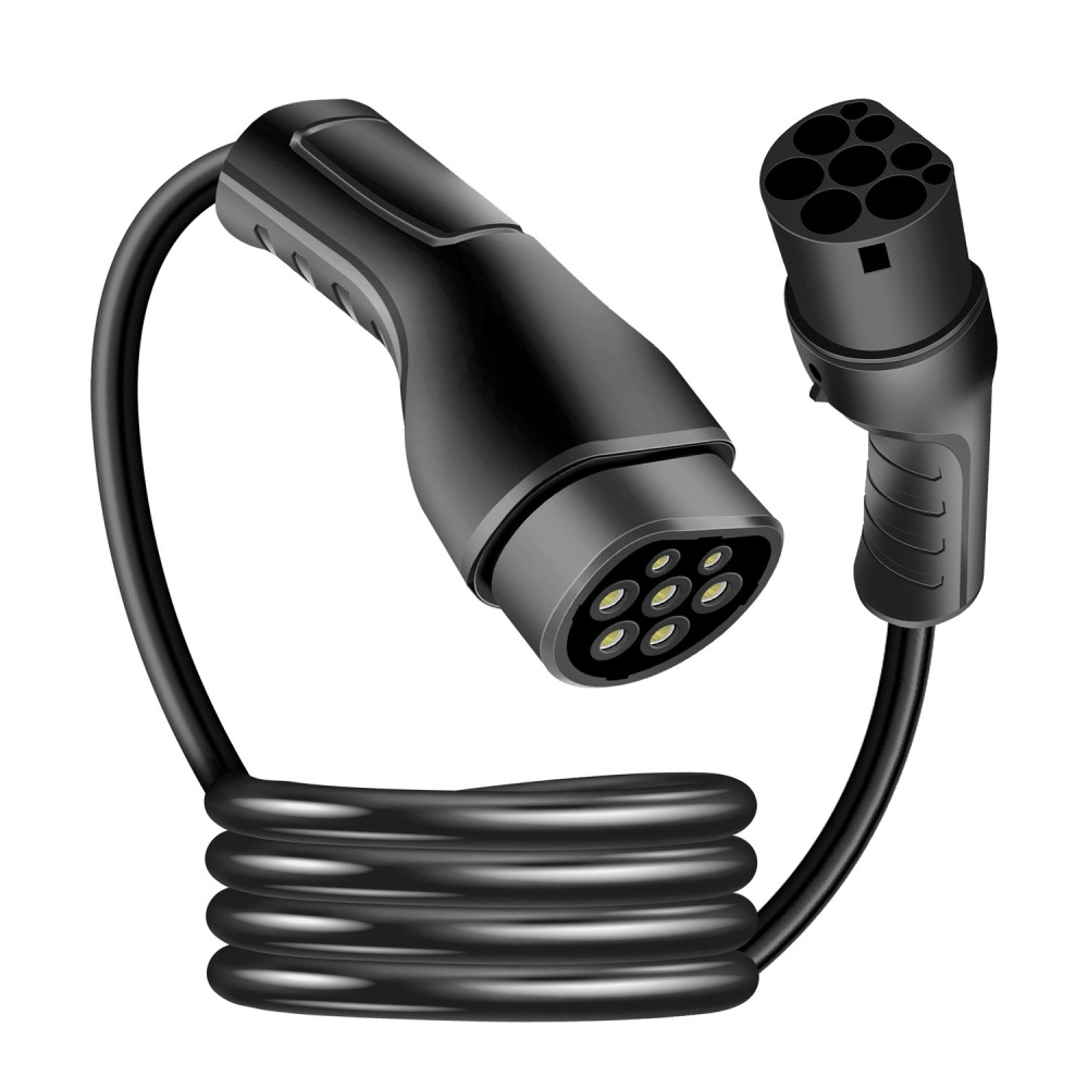 LogiLink EVC0122, Typ-2-Ladekabel 3-phasig 32 A 22 kW 7,5 m