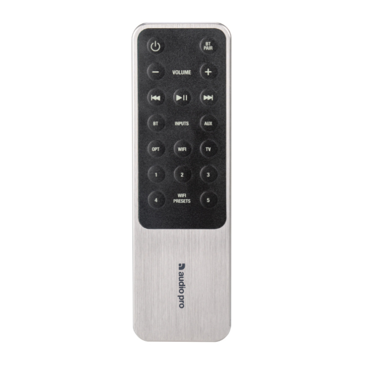 Audio Pro A26/A36 Fernbedienung aus Metall