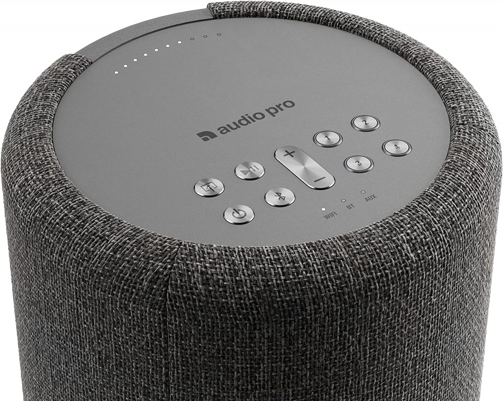 Audio Pro A10 MKII aktiver WLAN-Lautsprecher, dunkelgrau Stück
