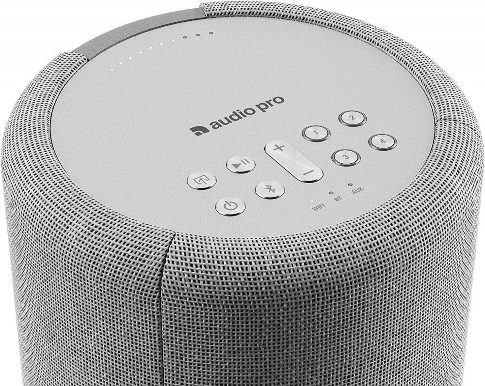 Audio Pro A10 MKII aktiver WLAN-Lautsprecher, hellgrau Stück