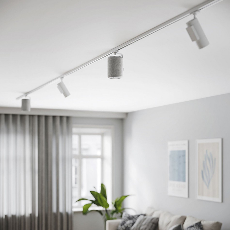Audio Pro A10 MKII W, kompakter Multiroom-Lautsprecher mit WLAN, hellgrau Stück