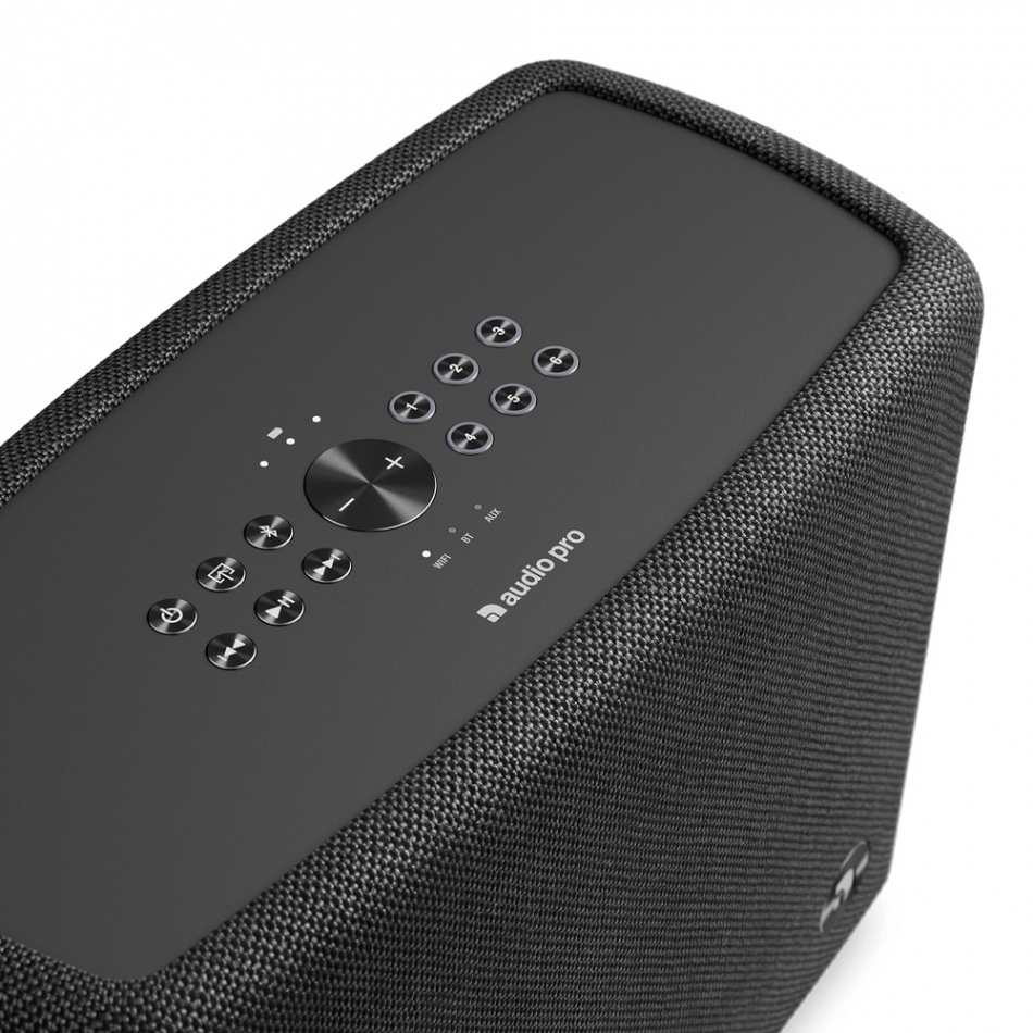 Audio Pro A15 W tragbarer WLAN-Lautsprecher, schwarz